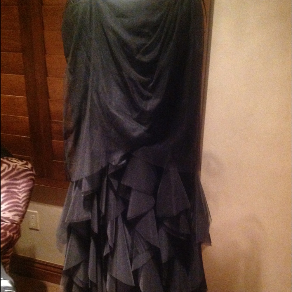 NWT long mesh skirt